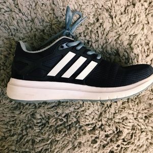 Adidas Navy and Light Blue Shoes